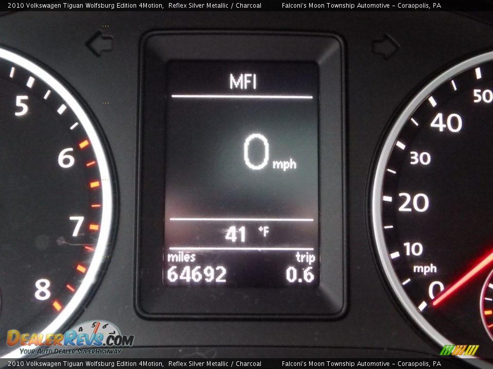 2010 Volkswagen Tiguan Wolfsburg Edition 4Motion Reflex Silver Metallic / Charcoal Photo #25