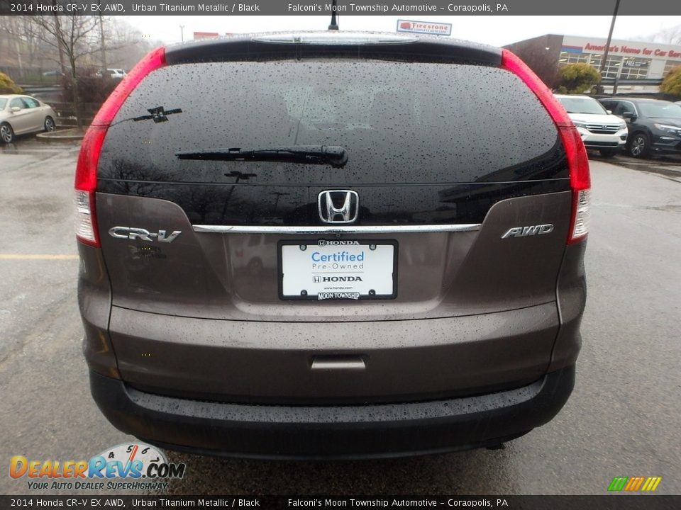 2014 Honda CR-V EX AWD Urban Titanium Metallic / Black Photo #4