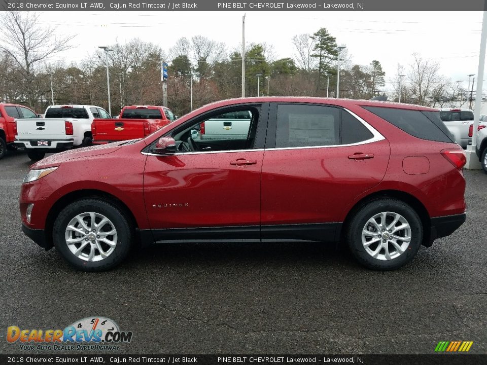 2018 Chevrolet Equinox LT AWD Cajun Red Tintcoat / Jet Black Photo #3
