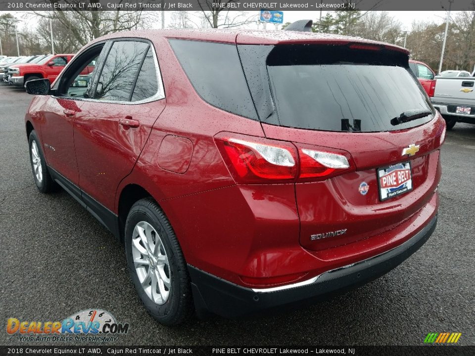 2018 Chevrolet Equinox LT AWD Cajun Red Tintcoat / Jet Black Photo #4