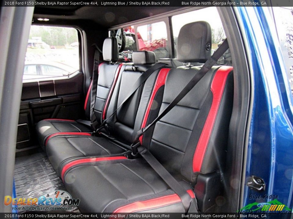 2018 Ford F150 Shelby BAJA Raptor SuperCrew 4x4 Lightning Blue / Shelby BAJA Black/Red Photo #10