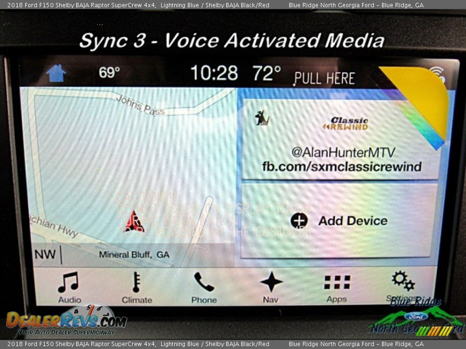 2018 Ford F150 Shelby BAJA Raptor SuperCrew 4x4 Lightning Blue / Shelby BAJA Black/Red Photo #17