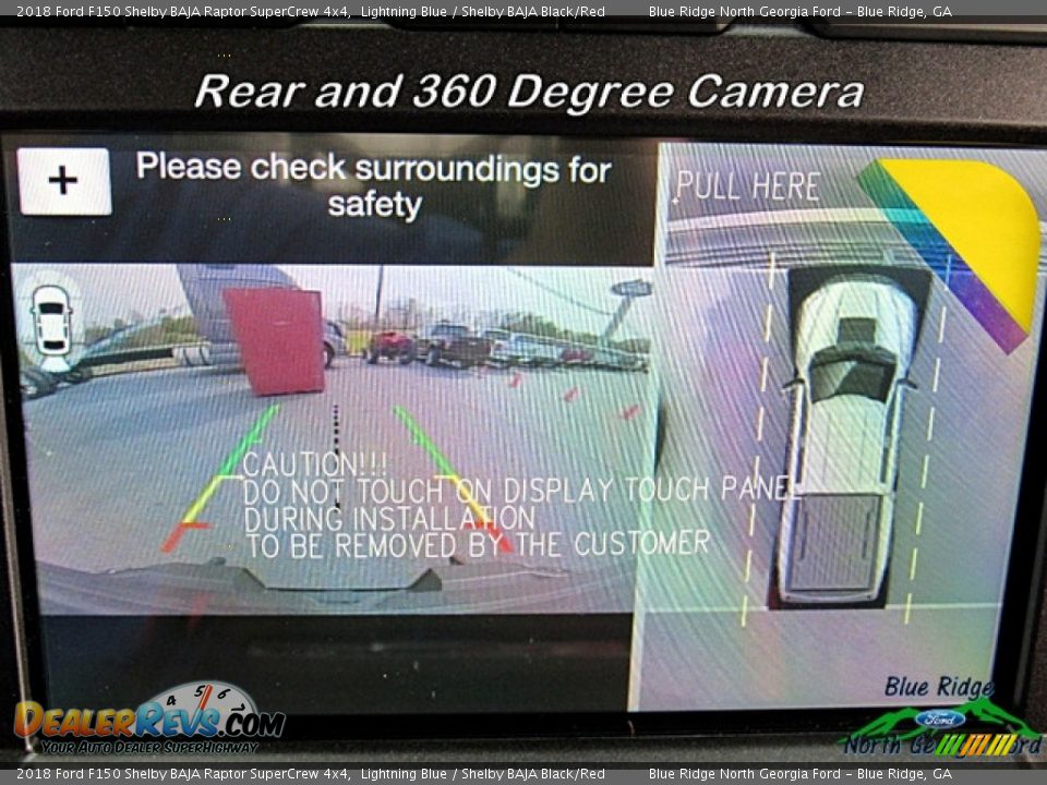 2018 Ford F150 Shelby BAJA Raptor SuperCrew 4x4 Lightning Blue / Shelby BAJA Black/Red Photo #19