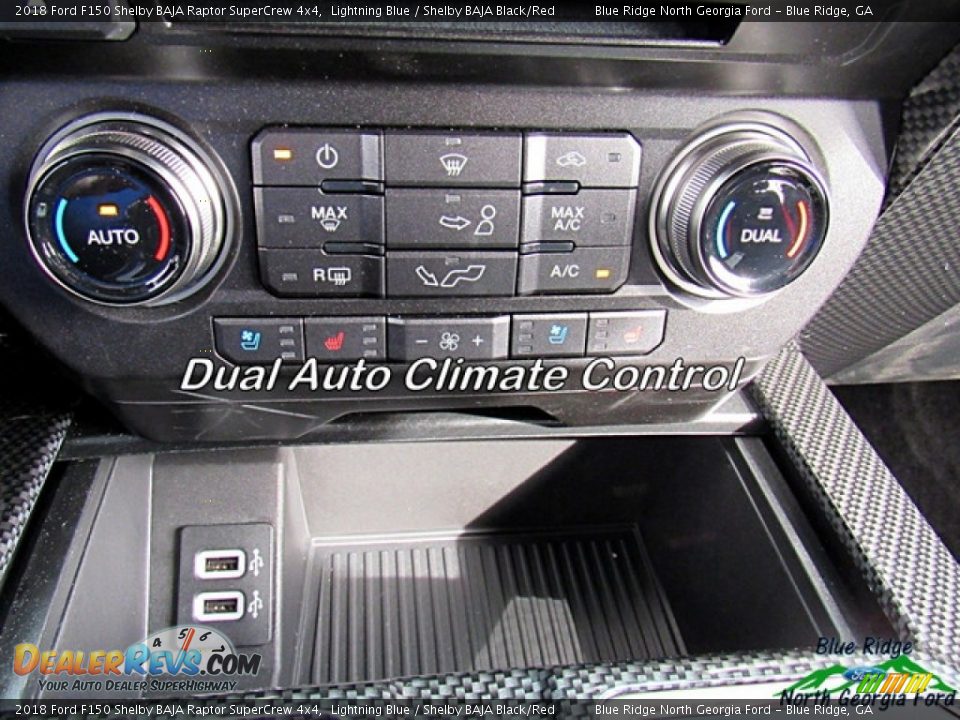 2018 Ford F150 Shelby BAJA Raptor SuperCrew 4x4 Lightning Blue / Shelby BAJA Black/Red Photo #21