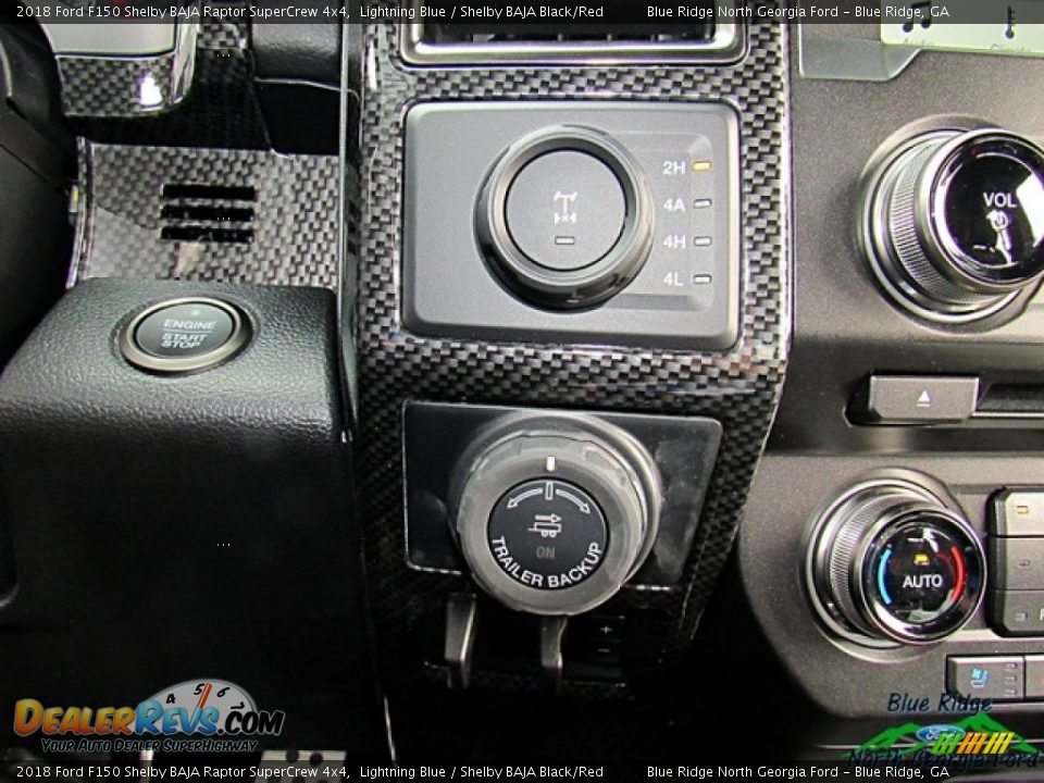 2018 Ford F150 Shelby BAJA Raptor SuperCrew 4x4 Lightning Blue / Shelby BAJA Black/Red Photo #22