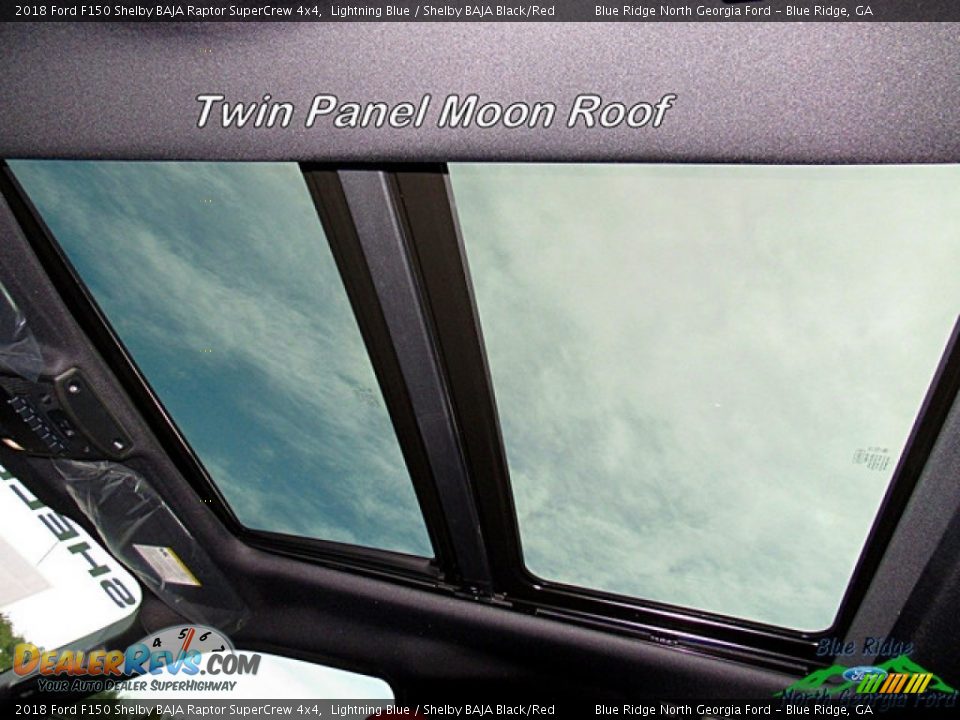 2018 Ford F150 Shelby BAJA Raptor SuperCrew 4x4 Lightning Blue / Shelby BAJA Black/Red Photo #24