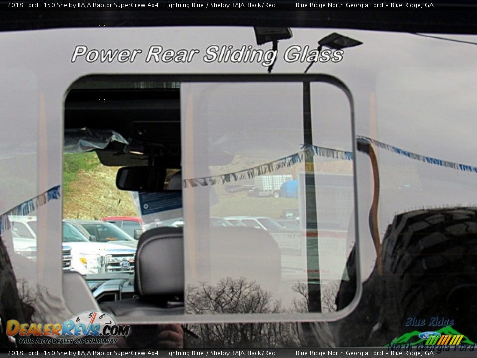 2018 Ford F150 Shelby BAJA Raptor SuperCrew 4x4 Lightning Blue / Shelby BAJA Black/Red Photo #26