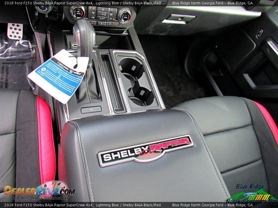 2018 Ford F150 Shelby BAJA Raptor SuperCrew 4x4 Lightning Blue / Shelby BAJA Black/Red Photo #28