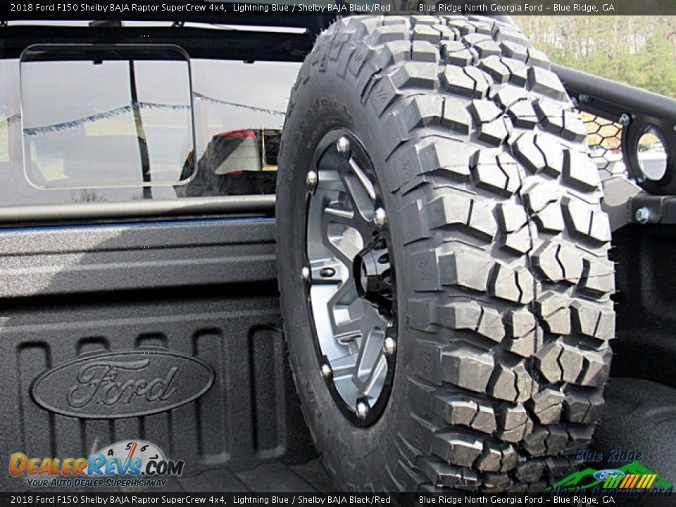 2018 Ford F150 Shelby BAJA Raptor SuperCrew 4x4 Lightning Blue / Shelby BAJA Black/Red Photo #33