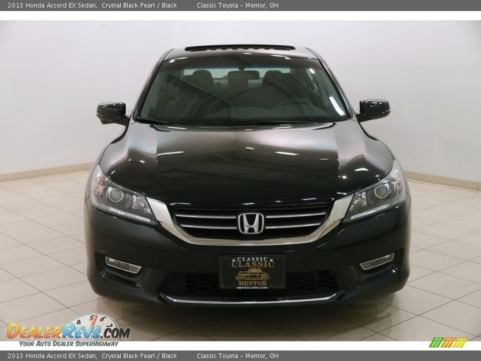 2013 Honda Accord EX Sedan Crystal Black Pearl / Black Photo #2