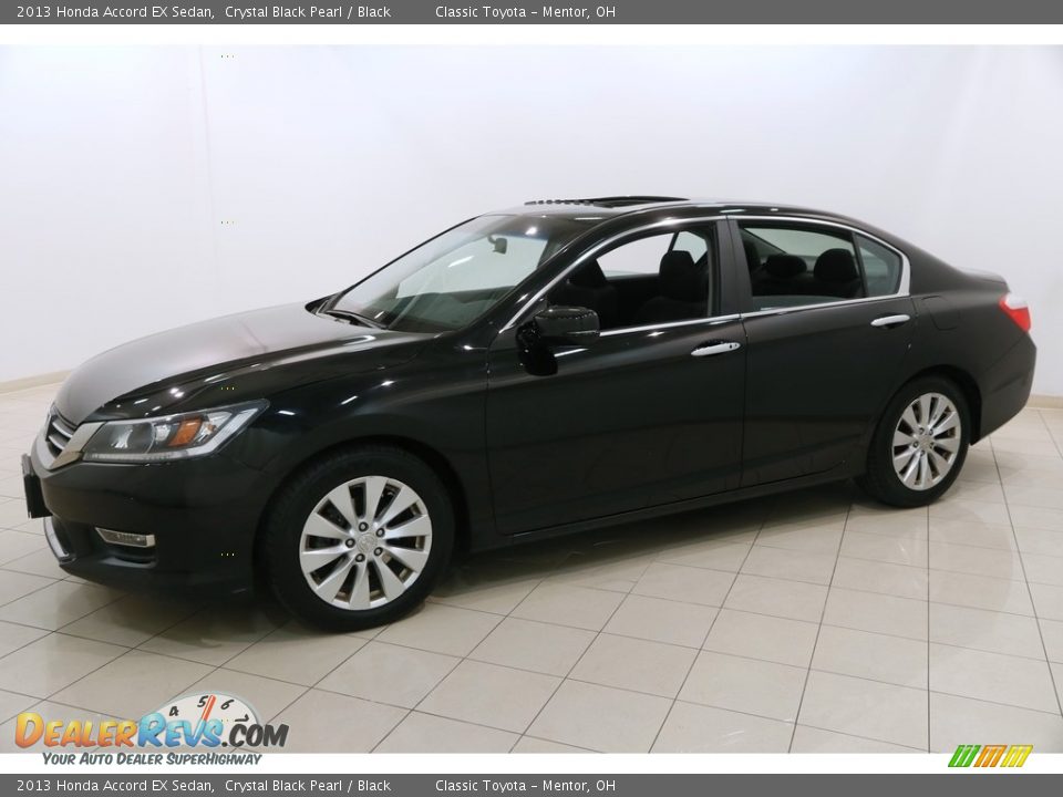2013 Honda Accord EX Sedan Crystal Black Pearl / Black Photo #3