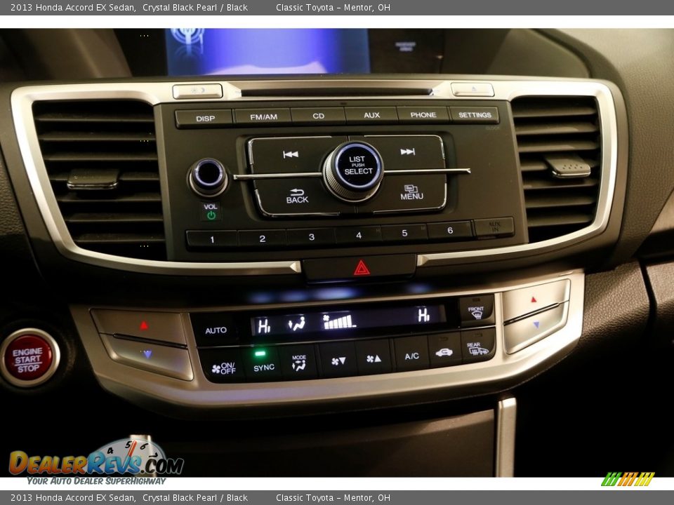 2013 Honda Accord EX Sedan Crystal Black Pearl / Black Photo #9