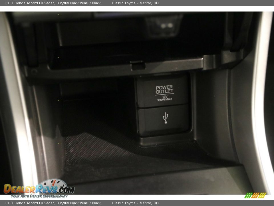 2013 Honda Accord EX Sedan Crystal Black Pearl / Black Photo #13