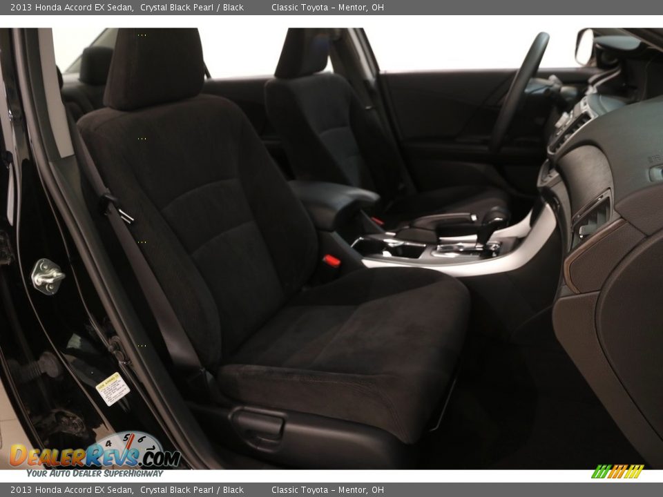 2013 Honda Accord EX Sedan Crystal Black Pearl / Black Photo #14