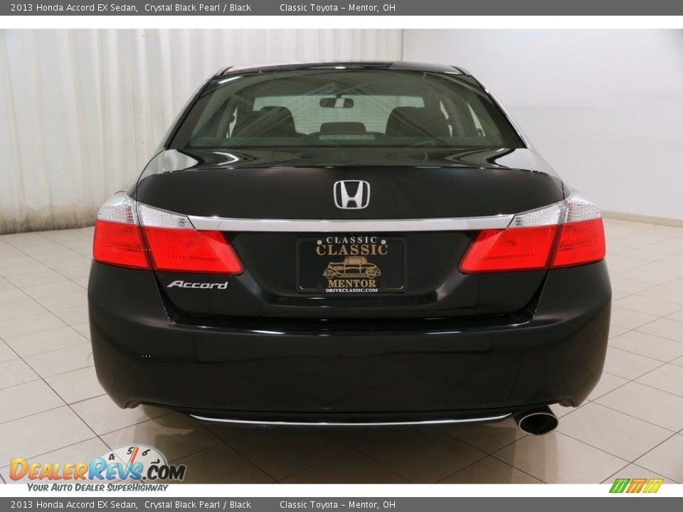 2013 Honda Accord EX Sedan Crystal Black Pearl / Black Photo #17
