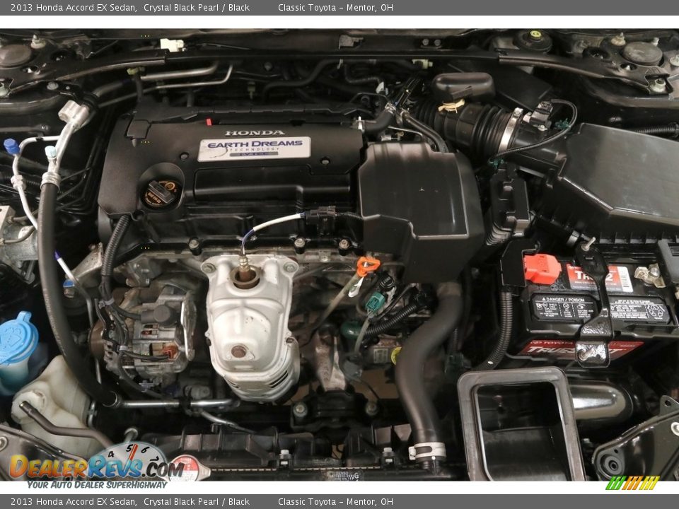 2013 Honda Accord EX Sedan Crystal Black Pearl / Black Photo #18