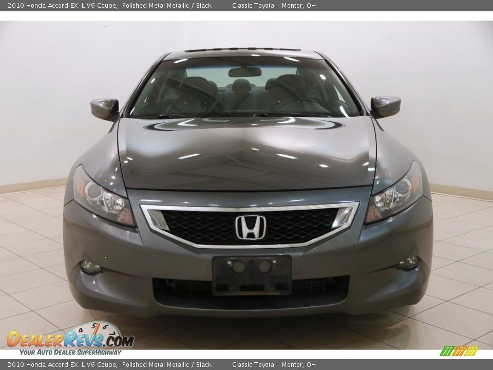2010 Honda Accord EX-L V6 Coupe Polished Metal Metallic / Black Photo #2