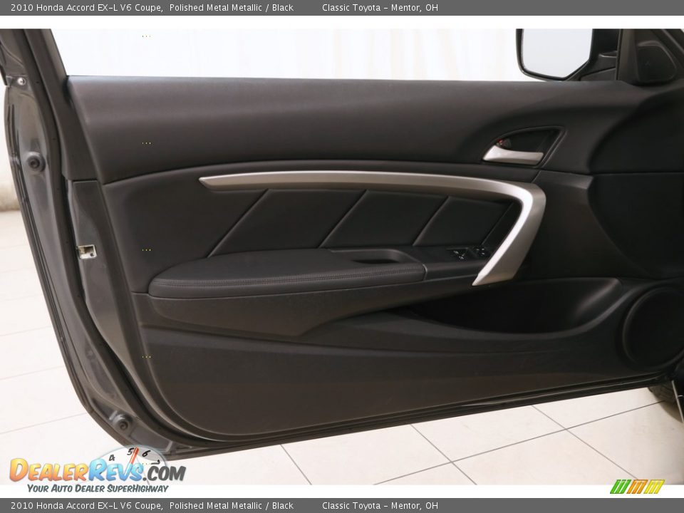 2010 Honda Accord EX-L V6 Coupe Polished Metal Metallic / Black Photo #4