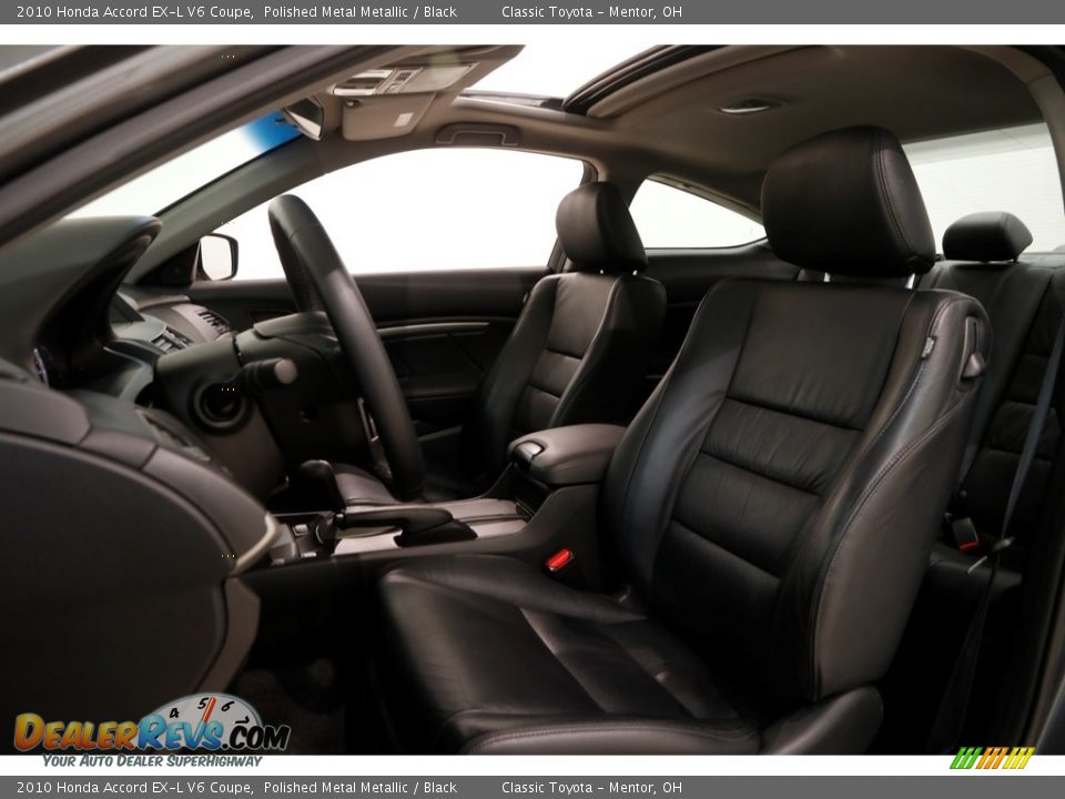 2010 Honda Accord EX-L V6 Coupe Polished Metal Metallic / Black Photo #5