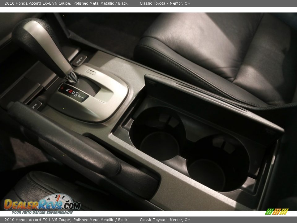 2010 Honda Accord EX-L V6 Coupe Polished Metal Metallic / Black Photo #13