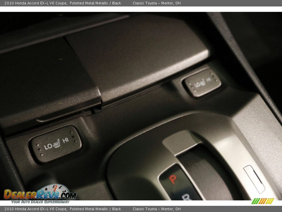 2010 Honda Accord EX-L V6 Coupe Polished Metal Metallic / Black Photo #14