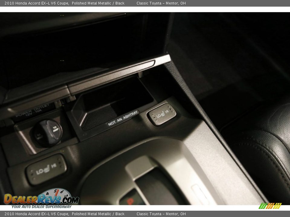 2010 Honda Accord EX-L V6 Coupe Polished Metal Metallic / Black Photo #15