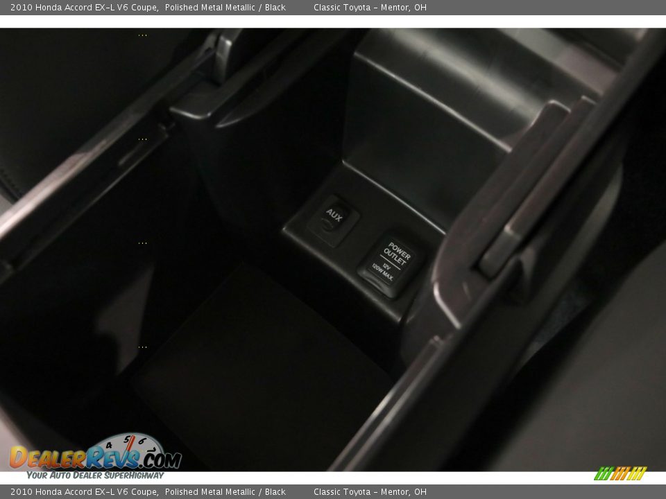 2010 Honda Accord EX-L V6 Coupe Polished Metal Metallic / Black Photo #17
