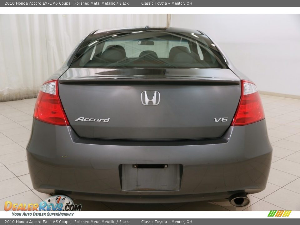 2010 Honda Accord EX-L V6 Coupe Polished Metal Metallic / Black Photo #21