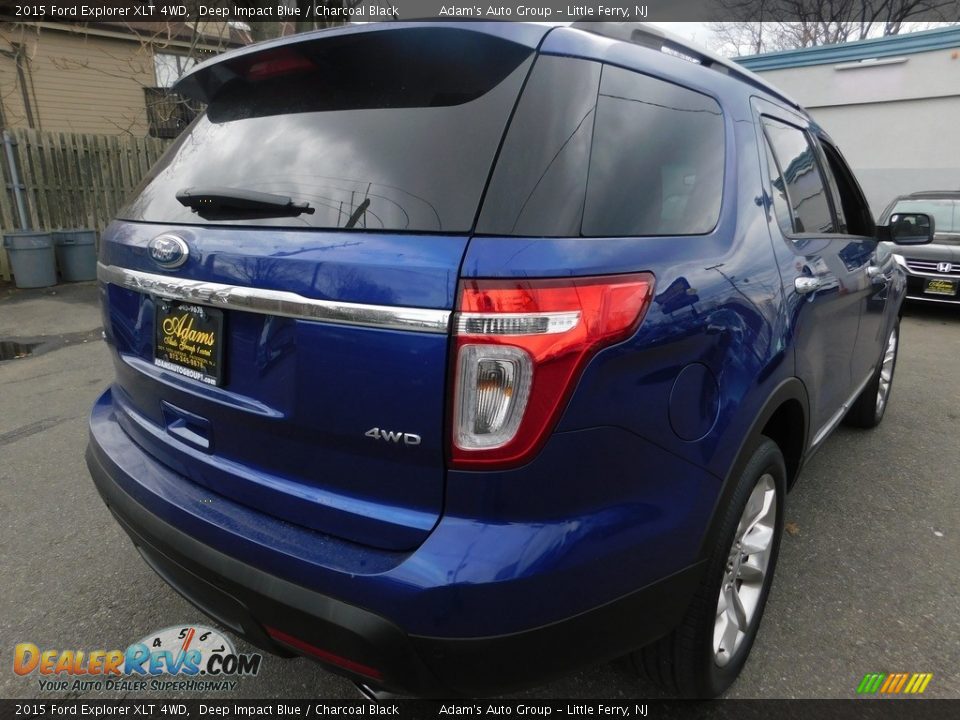 2015 Ford Explorer XLT 4WD Deep Impact Blue / Charcoal Black Photo #7