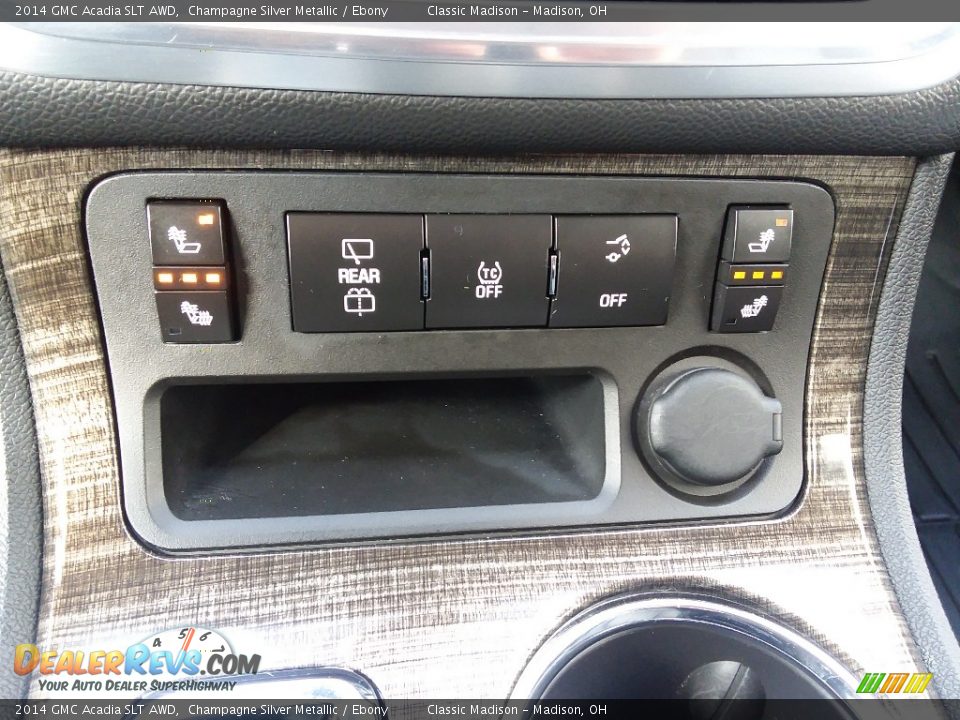 2014 GMC Acadia SLT AWD Champagne Silver Metallic / Ebony Photo #12