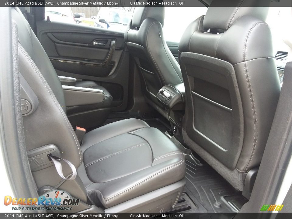 2014 GMC Acadia SLT AWD Champagne Silver Metallic / Ebony Photo #13