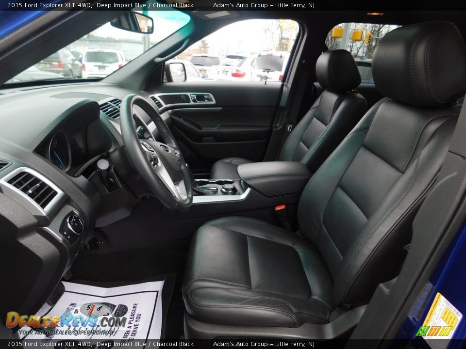2015 Ford Explorer XLT 4WD Deep Impact Blue / Charcoal Black Photo #16