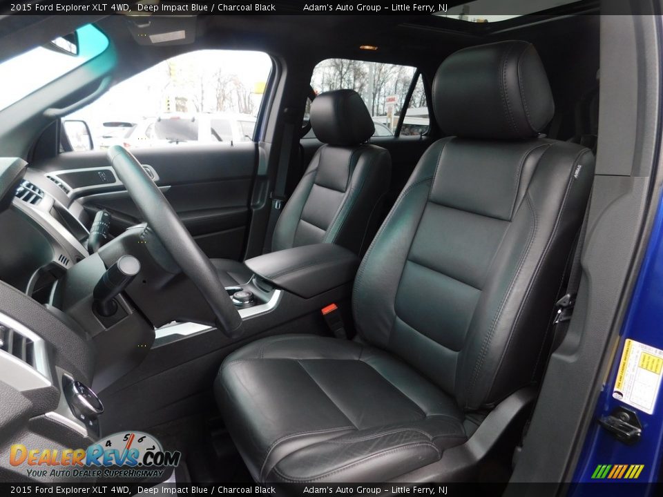 2015 Ford Explorer XLT 4WD Deep Impact Blue / Charcoal Black Photo #17