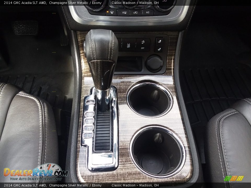 2014 GMC Acadia SLT AWD Champagne Silver Metallic / Ebony Photo #18