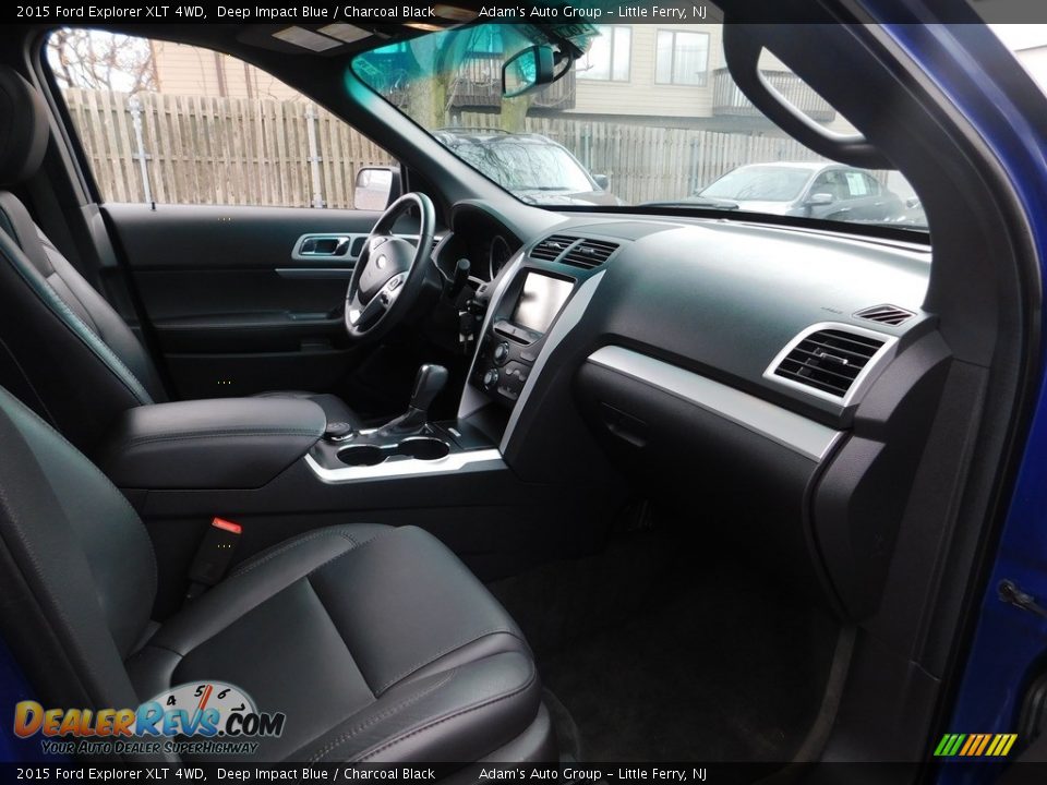 2015 Ford Explorer XLT 4WD Deep Impact Blue / Charcoal Black Photo #21