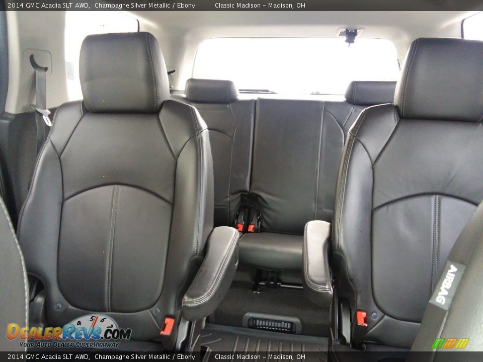 2014 GMC Acadia SLT AWD Champagne Silver Metallic / Ebony Photo #19