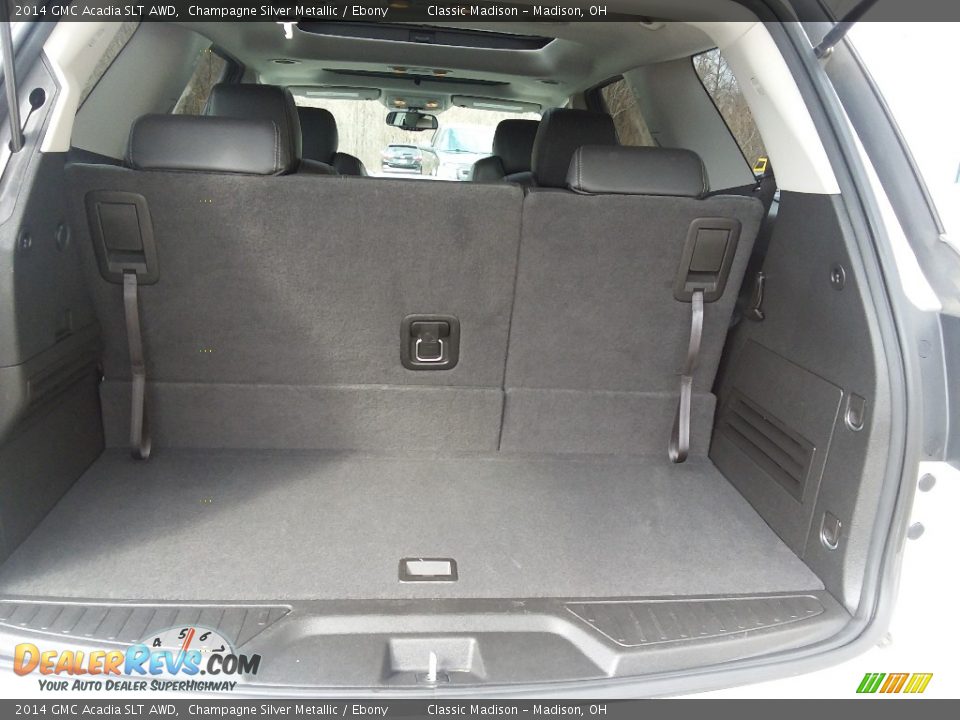 2014 GMC Acadia SLT AWD Champagne Silver Metallic / Ebony Photo #21