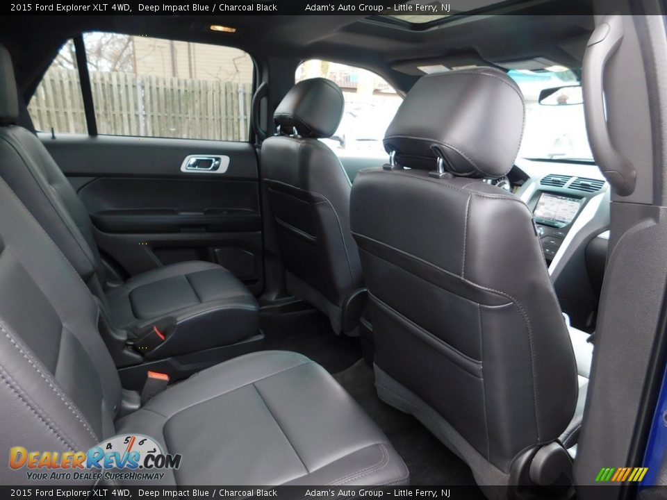 2015 Ford Explorer XLT 4WD Deep Impact Blue / Charcoal Black Photo #27