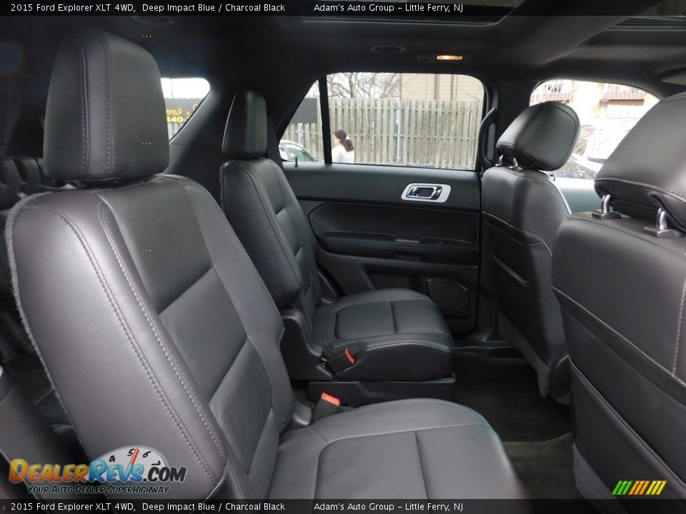 2015 Ford Explorer XLT 4WD Deep Impact Blue / Charcoal Black Photo #28