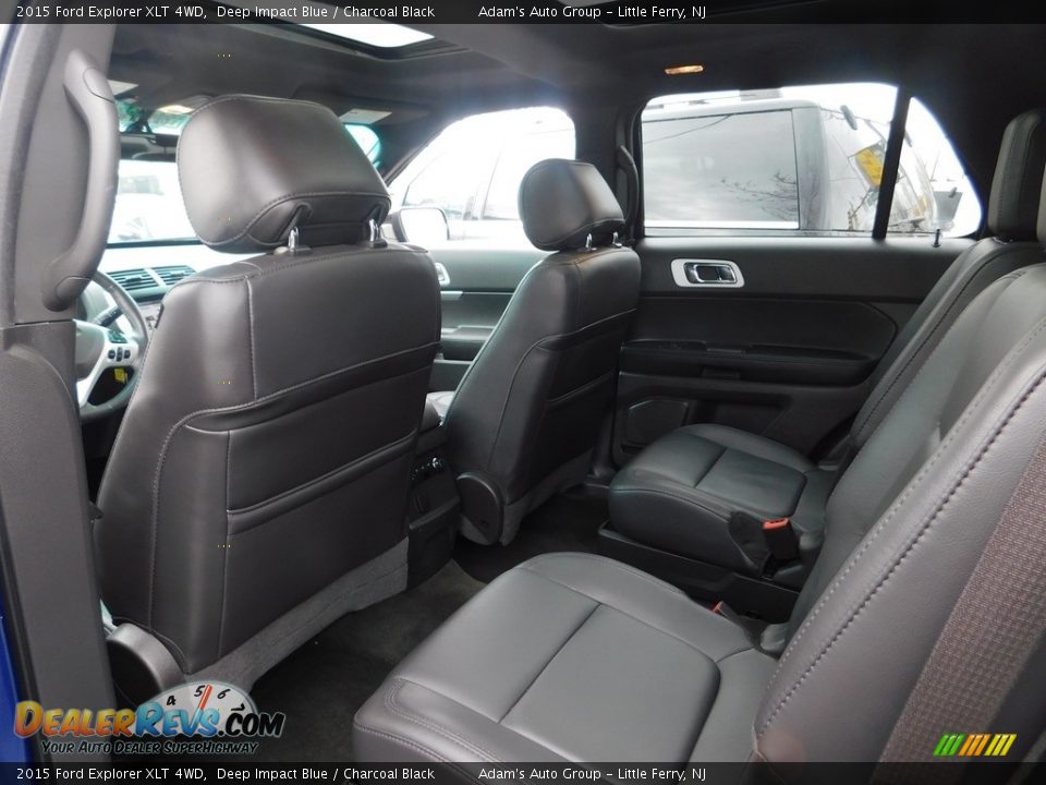 2015 Ford Explorer XLT 4WD Deep Impact Blue / Charcoal Black Photo #31
