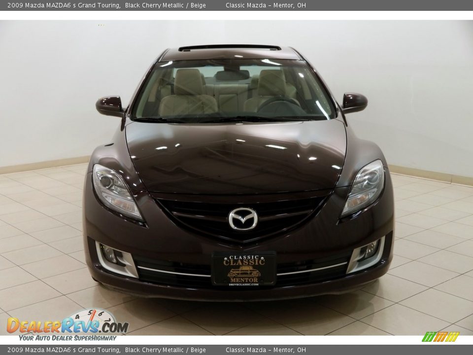 2009 Mazda MAZDA6 s Grand Touring Black Cherry Metallic / Beige Photo #2