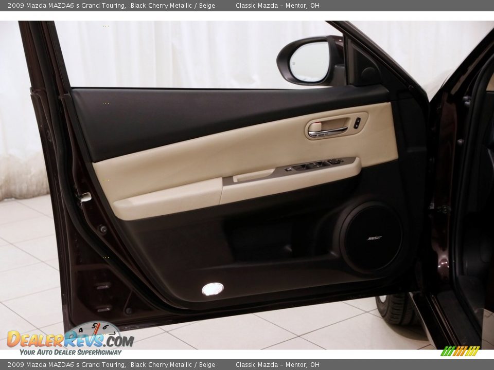 2009 Mazda MAZDA6 s Grand Touring Black Cherry Metallic / Beige Photo #4