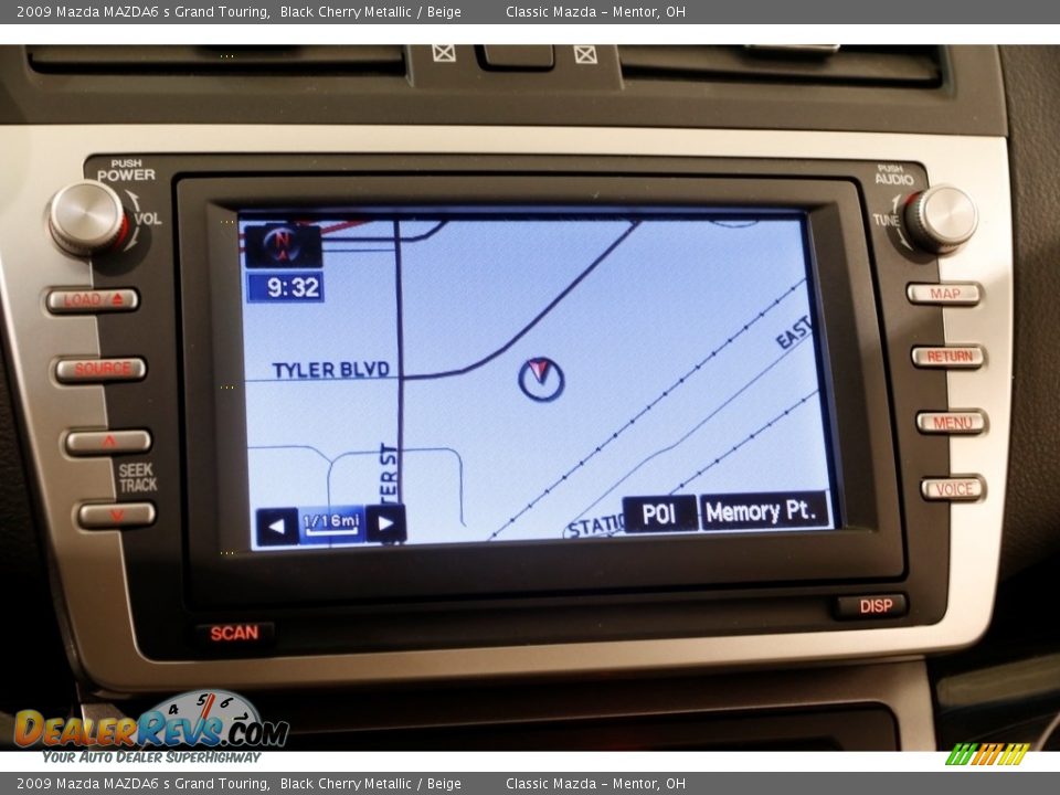 2009 Mazda MAZDA6 s Grand Touring Black Cherry Metallic / Beige Photo #11