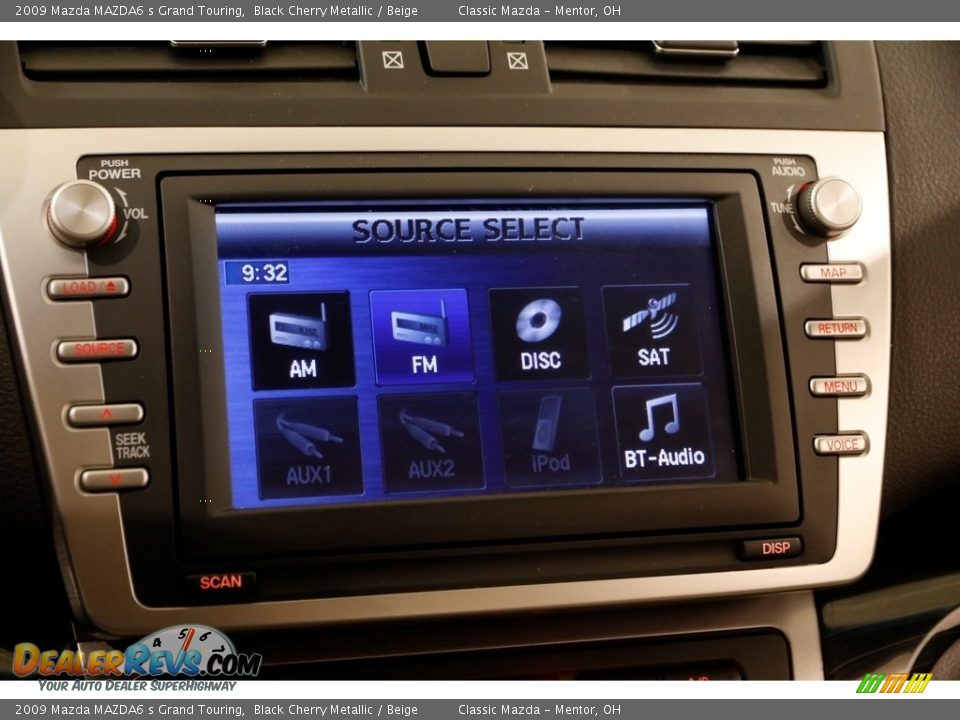 2009 Mazda MAZDA6 s Grand Touring Black Cherry Metallic / Beige Photo #12