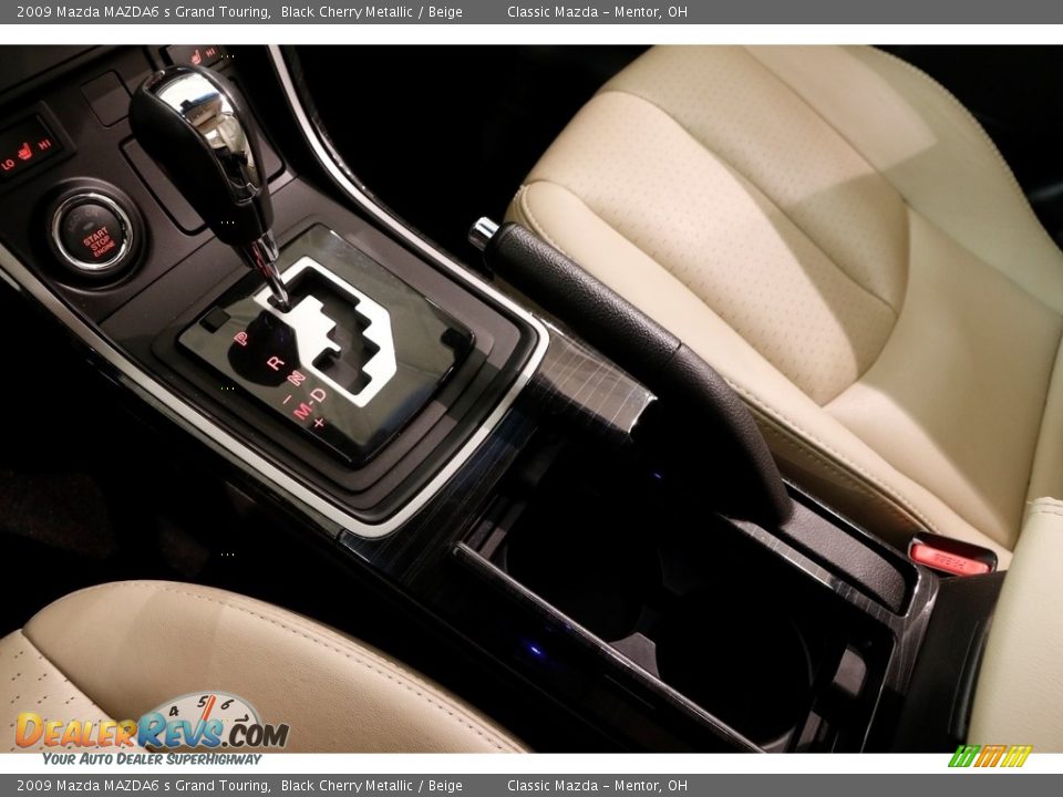 2009 Mazda MAZDA6 s Grand Touring Black Cherry Metallic / Beige Photo #15