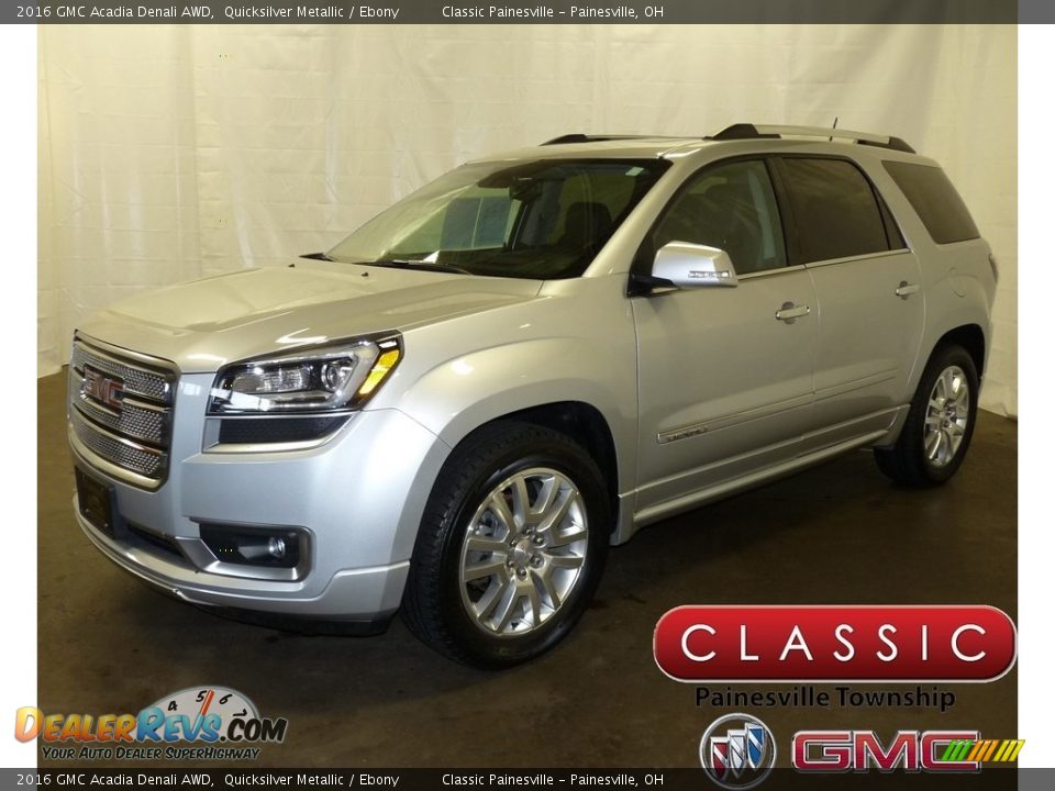 2016 GMC Acadia Denali AWD Quicksilver Metallic / Ebony Photo #1