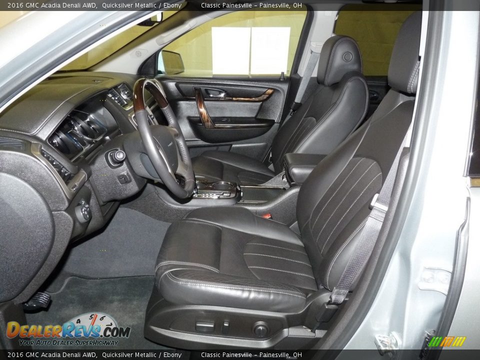 2016 GMC Acadia Denali AWD Quicksilver Metallic / Ebony Photo #8