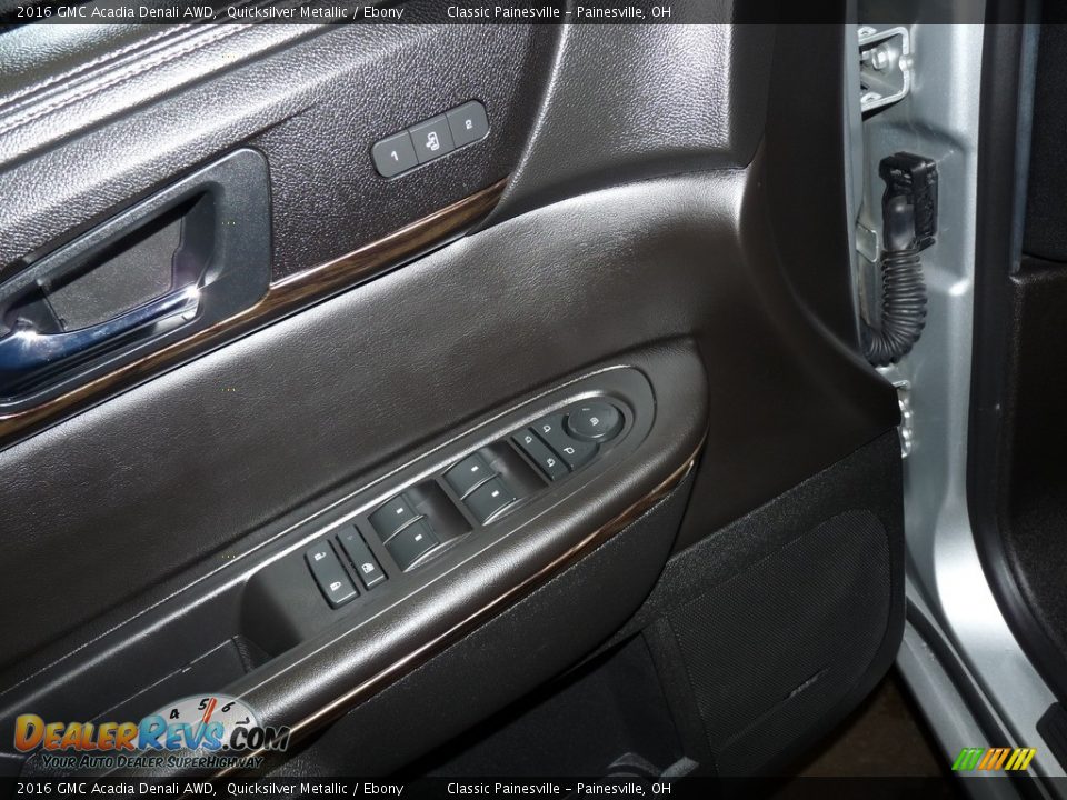 2016 GMC Acadia Denali AWD Quicksilver Metallic / Ebony Photo #12