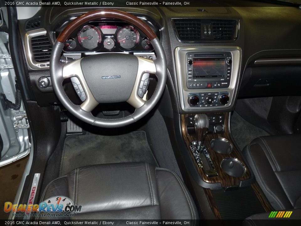 2016 GMC Acadia Denali AWD Quicksilver Metallic / Ebony Photo #14