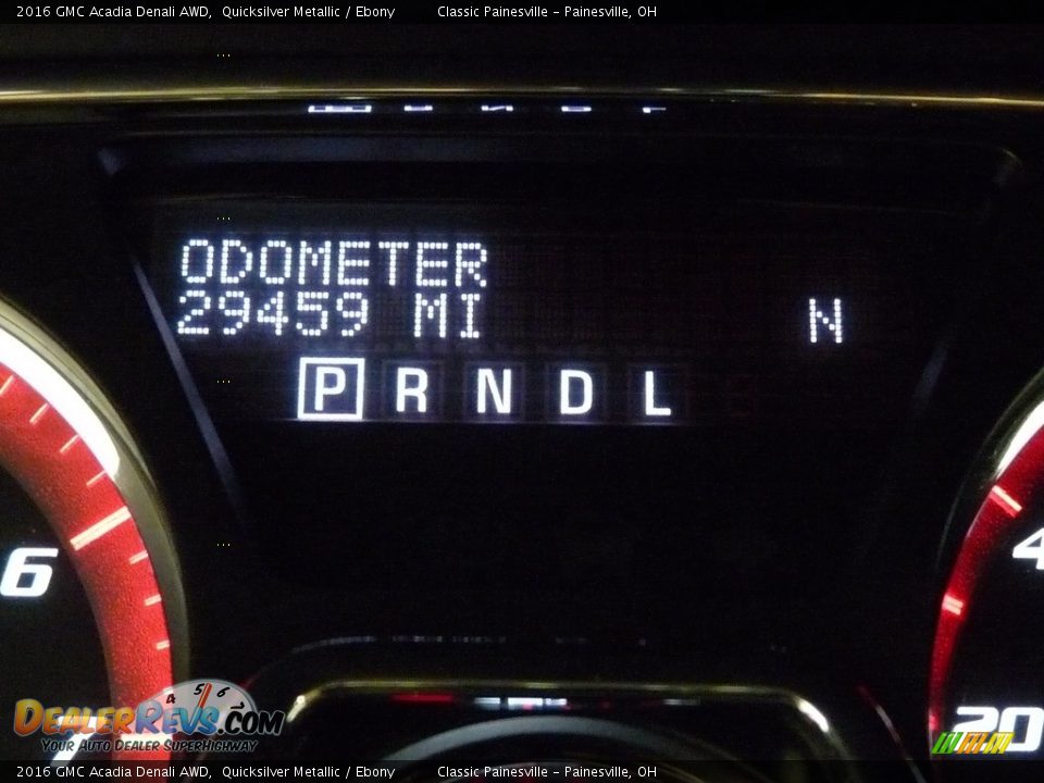 2016 GMC Acadia Denali AWD Quicksilver Metallic / Ebony Photo #16